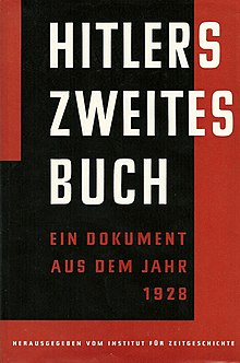 Гитлеровские Zweites Buch (1928), издание 1961 года.jpg