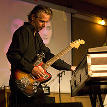 James Johnston performing at the Avantgarde Festival in Schiphorst, Germany, in August 2009.