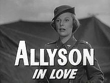 Description de l'image June Allyson in Battle Circus trailer.JPG.