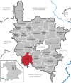 Lage der Gemeinde Kastl im Landkreis Amberg-Sulzbach