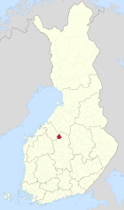 Lage von Kinnula in Finnland