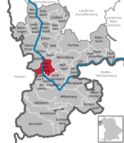 Poziția localității Klingenberg am Main