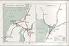 Map of lines around Lancaster and Morecambe in 1914