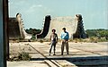 At Pad 34 with my friend Phil Galbraith in 1988, photo by former USAF Col. Ernest Malnassy, former head of the CCAFS Museum