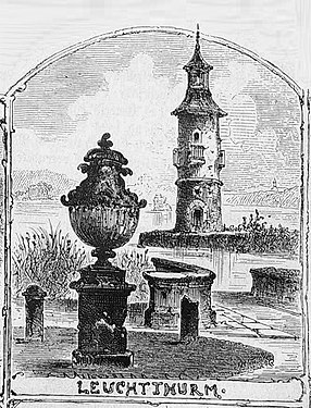Darstellung des „Leuchtthurms“, Herbert König, 1871