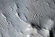 Lockyer Crater Central Hills, as seen by HiRISE.