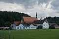 Loučovice, la iglesia: kostel svatého Oldřicha