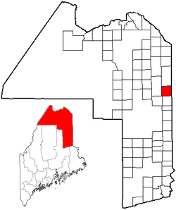 Location of Easton, Maine