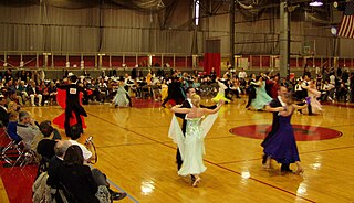 An amateur dancesport competition, featuring the Viennese Waltz MIT 2006 Standard Prechamp Final 2.jpg