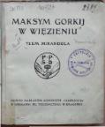 Maksym Gorkij W więzieniu