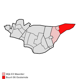 Kaart van Oosteinde