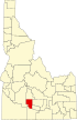 Map of Idaho highlighting Gooding County.svg