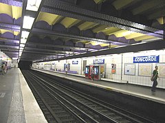 La station de la ligne 8.