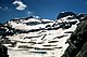 Monte Perdido mit Gletschersee Lago de Marbore, Blick von der Brecha de Tuccaroya