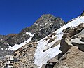 Mount Rixford from John Muir Trail below Glen Pass