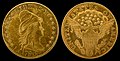 Turban Head Quarter eagle (stars) (1796–1807) Robert Scot