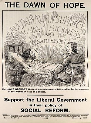 Cover from a leaflet published by the Liberal ...