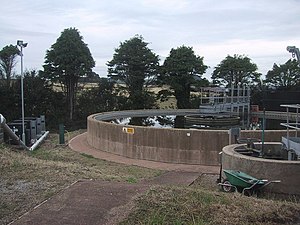 English: Otterton Water Treatment Plant