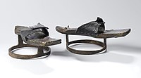 Patijnen met ijzeren ring, ca. 1700