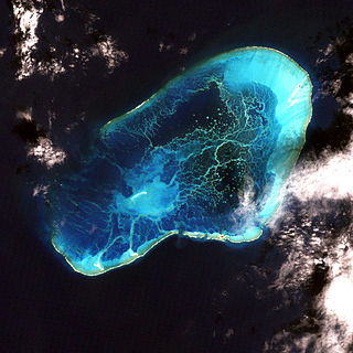 Satellitenbild des Pearl-und-Hermes-Atolls