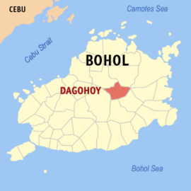 Dagohoy na Bohol Coordenadas : 9°55'N, 124°17'E