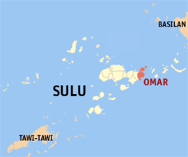 Omar na Sulu Coordenadas : 5°59'0.000"N, 121°24'0.000"E