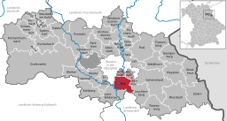 Läget för Pirk i Landkreis Neustadt an der Waldnaab