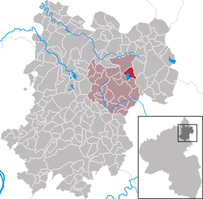 Poziția Pottum pe harta districtului Westerwaldkreis