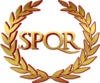 Roman SPQR banner