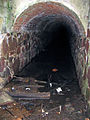 Gießmannscher Tunnel, Tunnelbeginn hinter dem Eingangstor