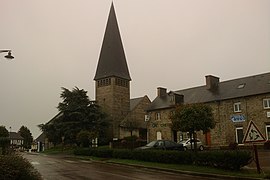 The village and its church of Saint-Jean-Baptiste