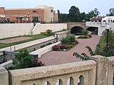 The newly restored Lock 13 area in the middle of downtown St. Marys.