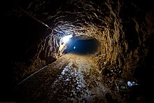 Smuggling tunnel in Rafah, 2009 Smuggling tunnel in Rafah (2009).jpg