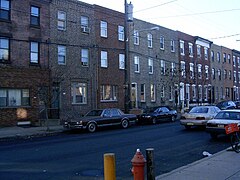 Row housing in South Philly, 2004 SouthPhillyRowhouses.JPG