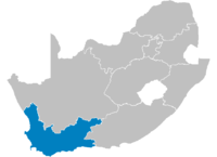 Location of the Western Cape