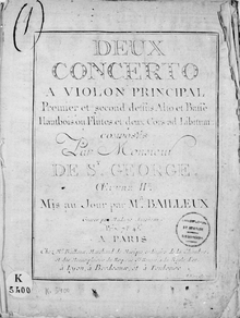 partition : page de titre de l'opus 2