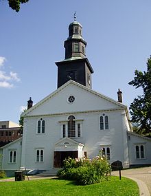 St. Paul's Church, Halifax, Nova Scotia, the oldest Anglican church in Canada still standing, built in 1750 St Pauls, Halifax.JPG