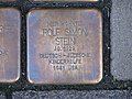 der Stolperstein für Rolf Simon Stein