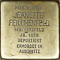 Stolperstein für Jeanette Feilchenfeld (Mainzer Straße 22)