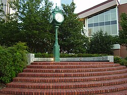 The clock in 2009