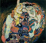 Die Jungfrau, Klimt