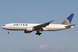 Boeing 777-200ER der United Airlines