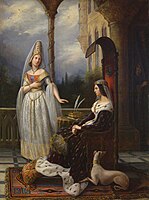 Anna Borrel, Valentine de Milan et Odette de Champdivers, 1838 (collection particulière).