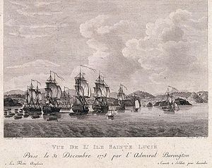 Премия Vue de Sainte Lucie в декабре 1778 г. по цене Barrington.jpeg