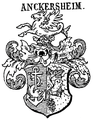 Wappen derer von Anckersheim von 1699 bei Siebmacher