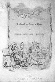 Title-page to Vanity Fair, drawn by Thackeray, who furnished the illustrations for many of his earlier editions