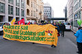 Protesters who say no to land grabbing and food speculation (Berlin, 2013)