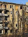 Еркери будинку «Табачник» після вибуху російської ракети