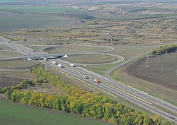 Federal Highway M4 ("Don") at Lugansk, Millerovsky District