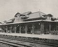 The original station building (circa 1945)